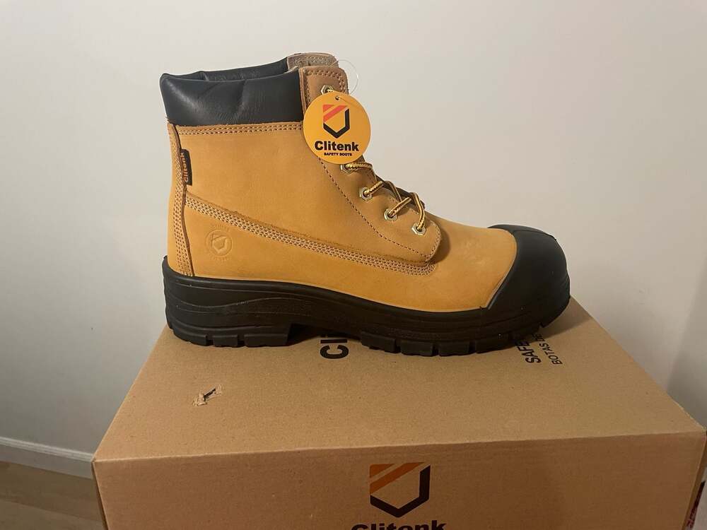 Clitenk SJ996 Steel Toe Work Boots Men's Size 13